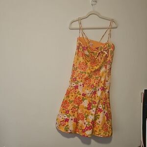 Citrine sun  dress  floral 10